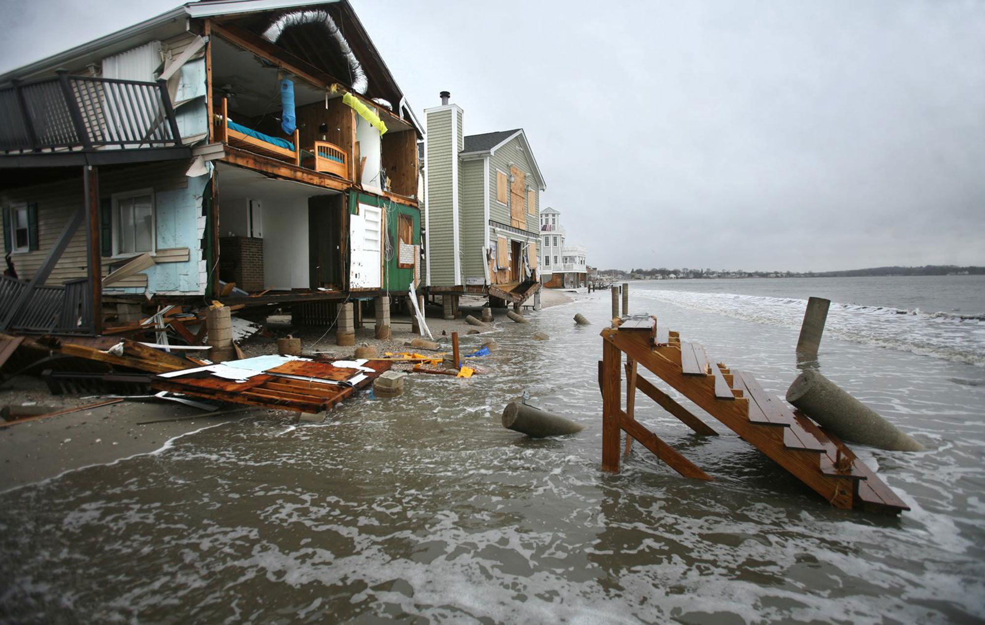 Property damage caused by Hurricane Sandy
